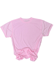 ILTEX Apparel Adult Clothing Light Pink / Y-Small 100% Polyester Cotton Feel Tees (Colors) - Youth