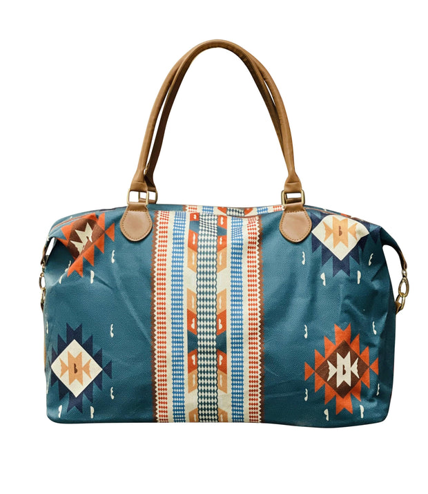 ILTEX Apparel Aztec Navy Weekender Bag