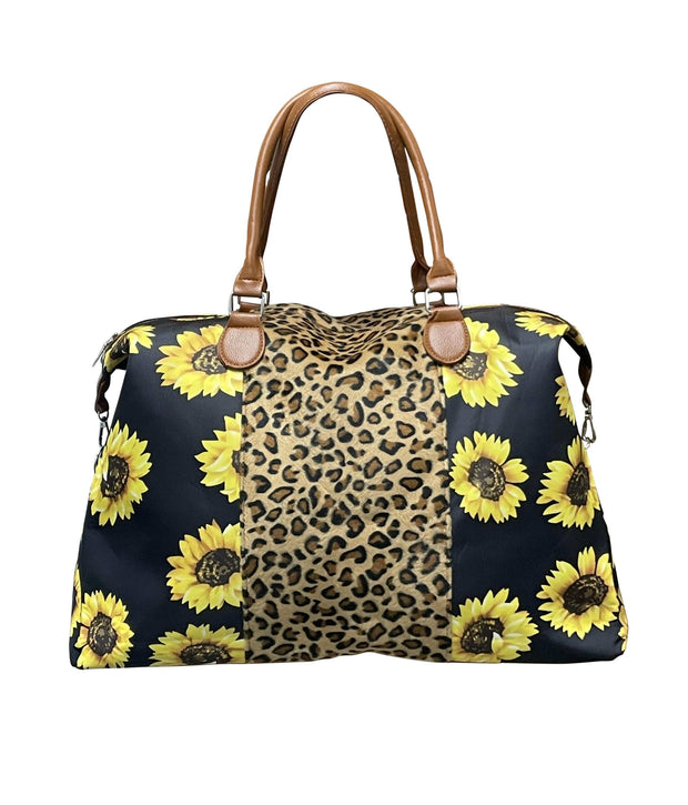 ILTEX Apparel Cheetah Sunflower Weekender Bag