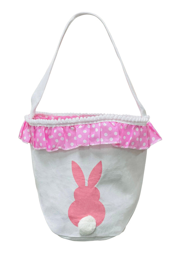 ILTEX Apparel Easter Bunny Frill Cotton Tail Basket
