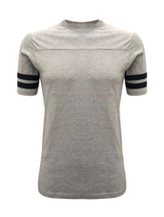 ILTEX Apparel Gray / Small 2 Stripes Jersey T-Shirt