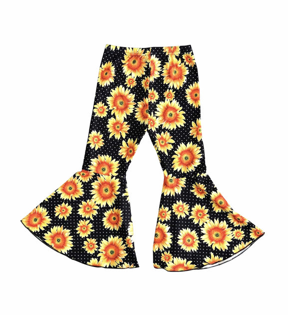 Bell Bottom Sunflower Pants – ILTEX Apparel
