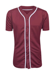 ILTEX Apparel Shirts & Tops Baseball Button Down Jersey Adult