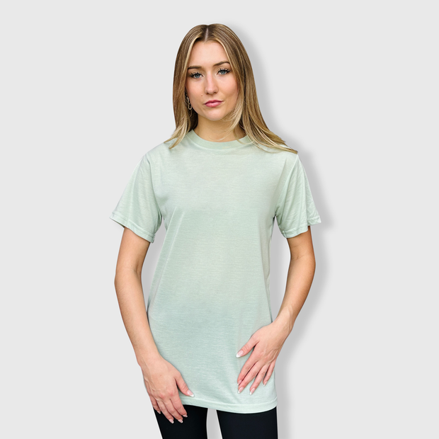 100% Polyester Cotton Feel Tees (Colors)