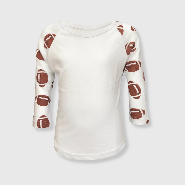 Football Print Raglan Kids