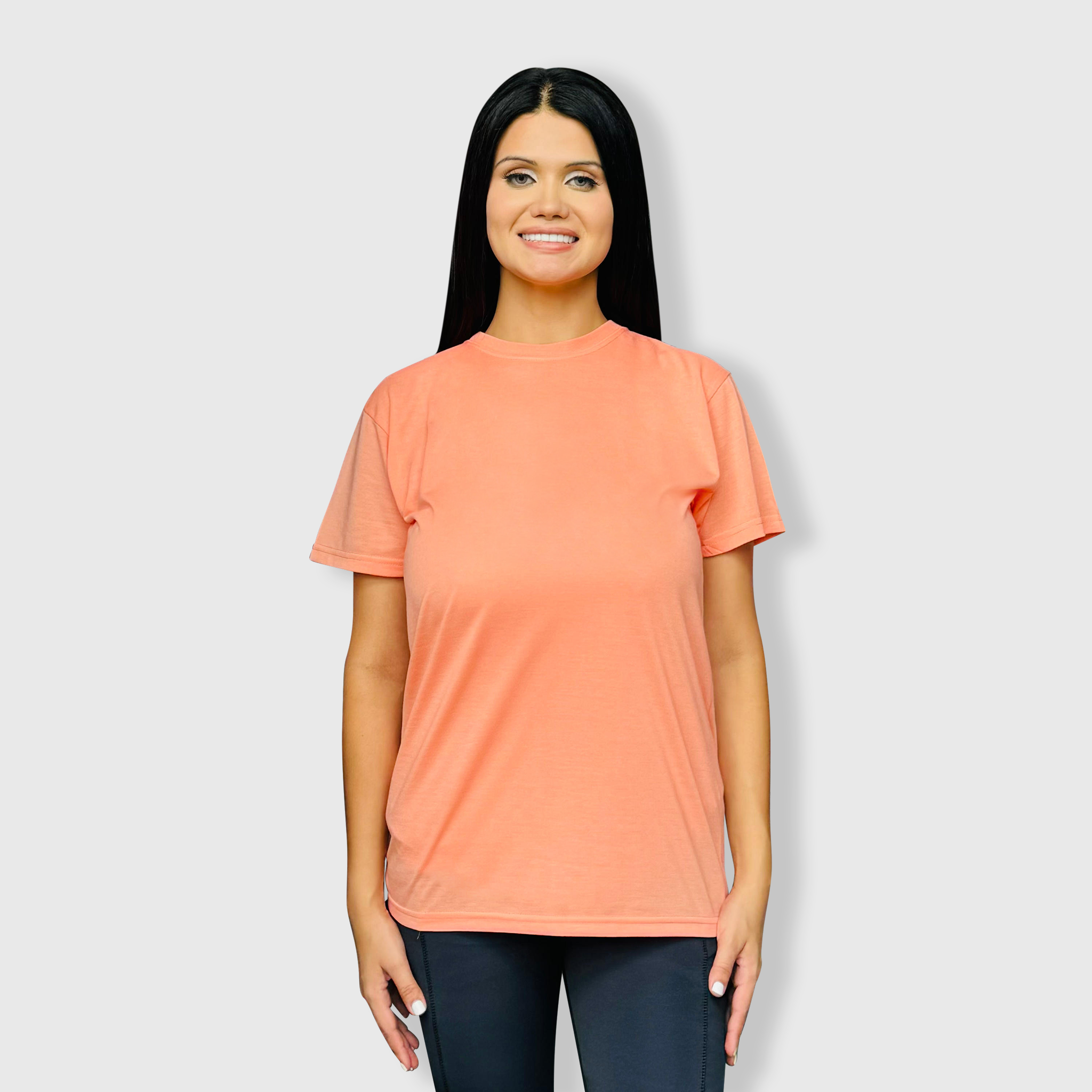 100% Polyester Cotton Feel Tees (Colors)