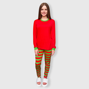 Christmas Red Green Family Pajama Set (Kids & Adult)