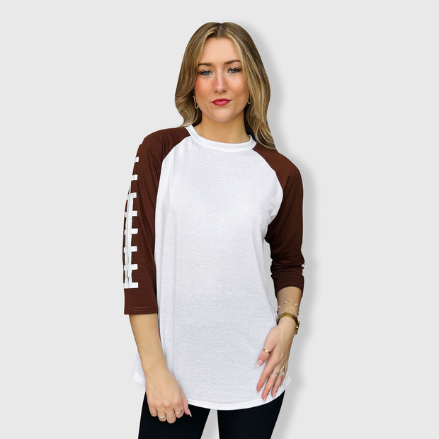 Football Sleeve Raglan Adult