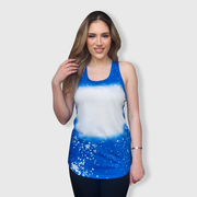 Faux Bleached Tank Top - Adult