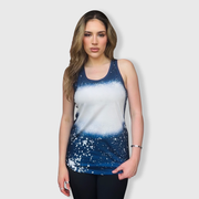 Faux Bleached Tank Top - Adult