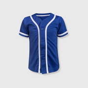 Baseball Button Down Jersey Kids