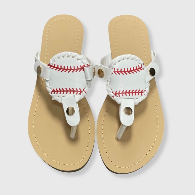 Sandals Women Baseball Flip Flops