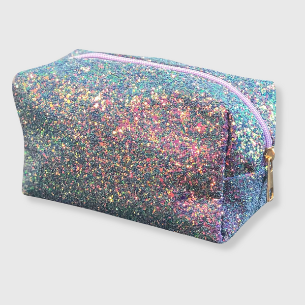 Glitter Lavender Blue Pouch