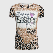 Happy Easter y'all Cheetah Top