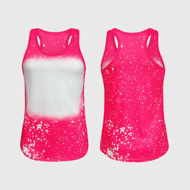 Faux Bleached Tank Top - Adult