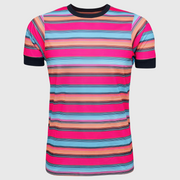 Serape Black Short Sleeve Top