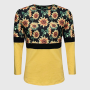 Color Block Sunflower Yellow Top