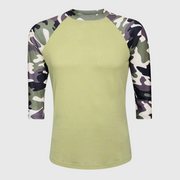 Camouflage Green Polyester Top