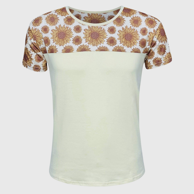 Sunflower Yellow Short Sleeve Top