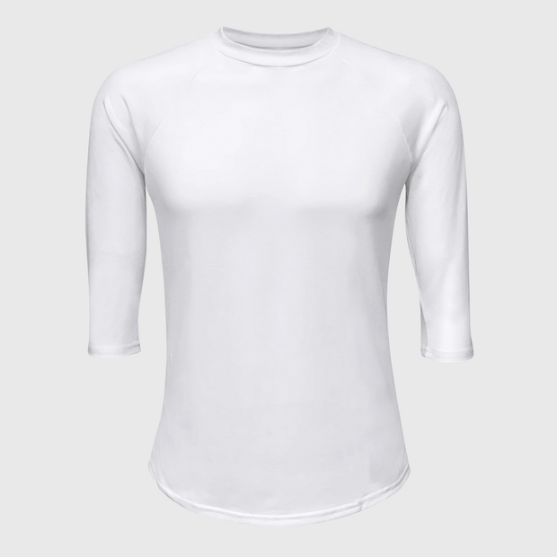 Baseball Polyester Raglan Tee - White Body