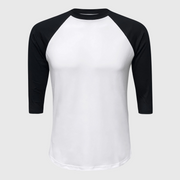 Baseball Polyester Raglan Tee - White Body