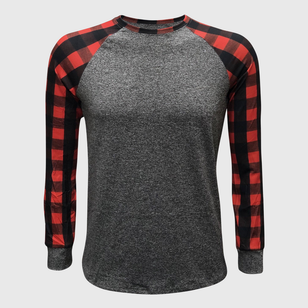 Buffalo Plaid Long Sleeves Top