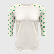 St. Patricks White Shamrock Top