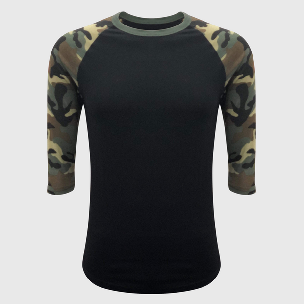 Camouflage Raglan Black/Camo