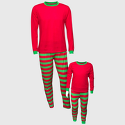 Christmas Red Green Family Pajama Set (Kids & Adult)