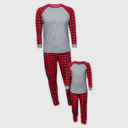 Christmas Buffalo Plaid Family Pajamas Set