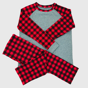 Christmas Buffalo Plaid Family Pajamas Set