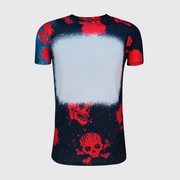 Halloween Skulls Blank Faux Bleached Top - HAW203