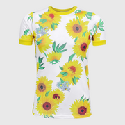 Sunflower White Short Sleeve Top