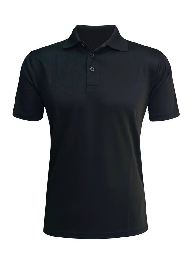 ILTEX Apparel Adult Clothing Polo Shirt Black Polyester