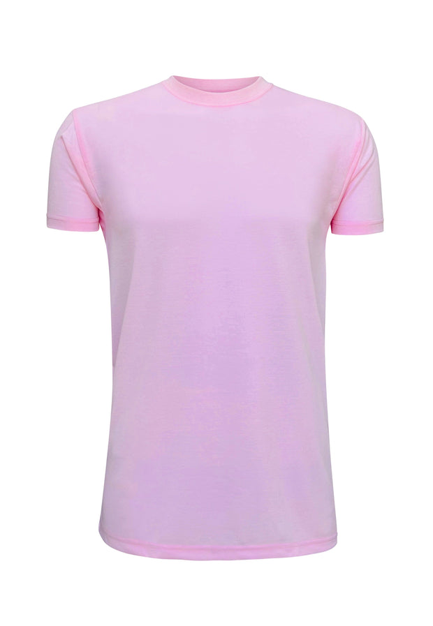 ILTEX Apparel Adult Clothing Polyester Light Pink Cotton-Feel Tee - Adult & Youth