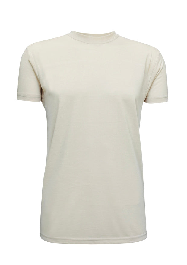 ILTEX Apparel Adult Clothing Polyester Tan Cotton-Feel Tee - Adult