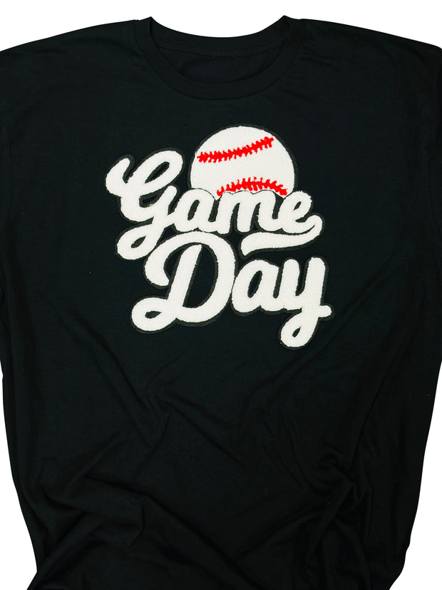 ILTEX Apparel Chenille Patches CP1051 - Baseball Game Day Chenille Patch