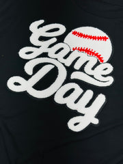 ILTEX Apparel Chenille Patches CP1051 - Baseball Game Day Chenille Patch
