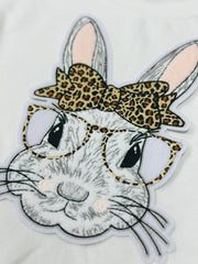 ILTEX Apparel Chenille Patches CP1067 - Easter Rabbit Chenille Patch
