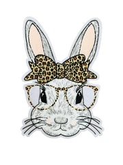 ILTEX Apparel Chenille Patches CP1067 - Easter Rabbit Chenille Patch