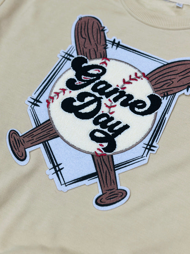 CP1069 - Baseball Game Day Batter Chenille Patch