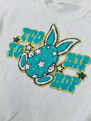 ILTEX Apparel Chenille Patches CP1077 - 'Too Hip To Hop' Chenille Patch