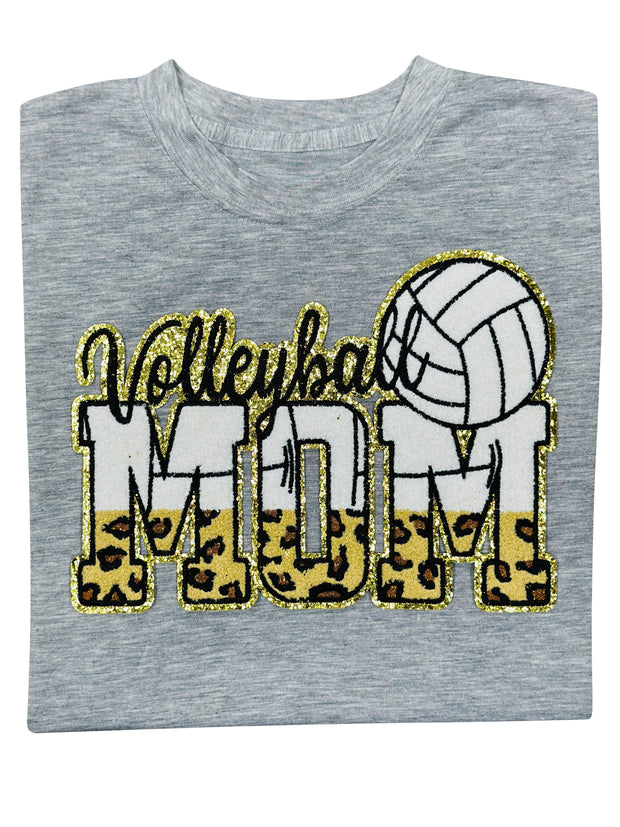 ILTEX Apparel Chenille Patches CP1090 -  Volleyball Mom Chenille Patch