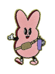 ILTEX Apparel Chenille Patches CP1091 -  Trendy Easter Peep Chenille Patch