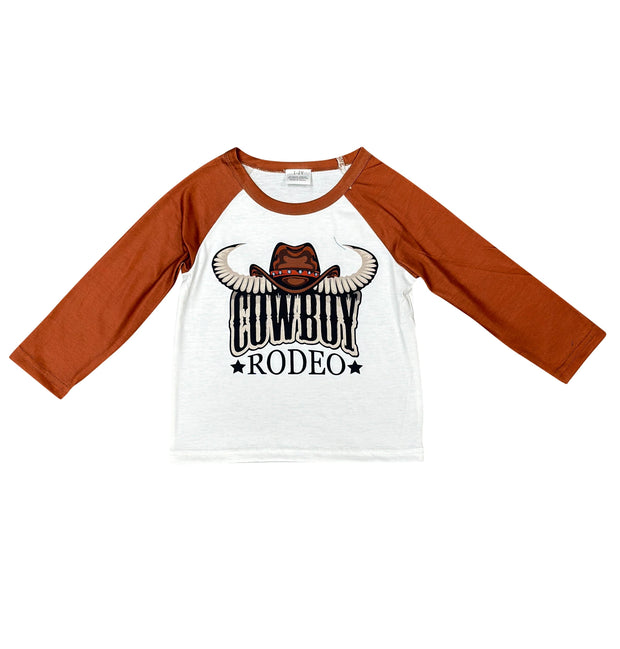 ILTEX Apparel Kids Clothing Cowboy Rodeo Raglan Kids Top