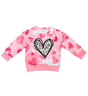 ILTEX Apparel Kids Clothing Valentine Heart Pink Kids Top