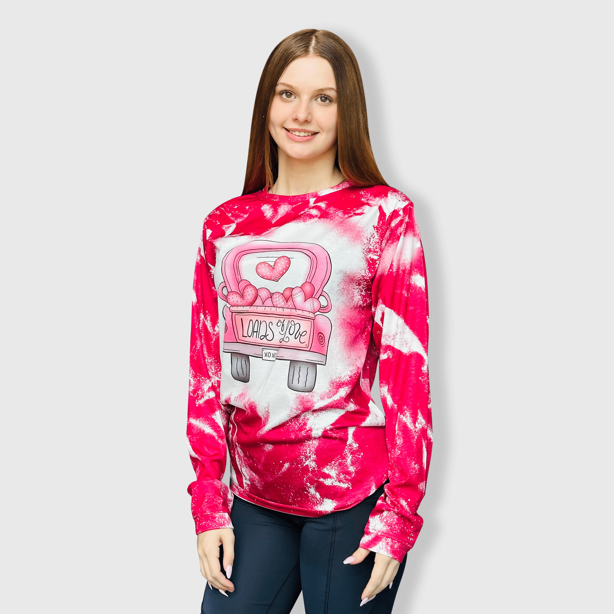 ILTEX Apparel Women's Clothing 'Loads of Love' Pink Cloud Top