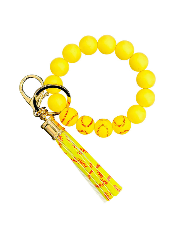ILTEX Apparel Accessory Bracelet/Keychain - Softball