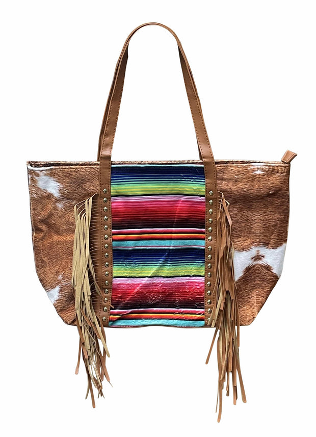 Aztec Fringe Bag – Tracie's Boutique