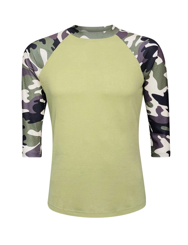 ILTEX Apparel Adult Clothing Camouflage Green Polyester Top
